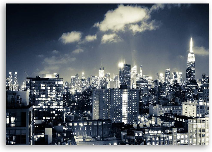 Leinwandbild XXL Stadt Wandbild Kunst Architektur Grau 120x80 cm Leinwandbild 120x80 cm Grau_b, Lein