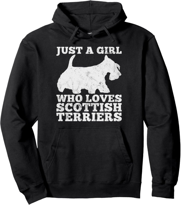 Scottish Terrier Hund Vintage Pullover Hoodie
