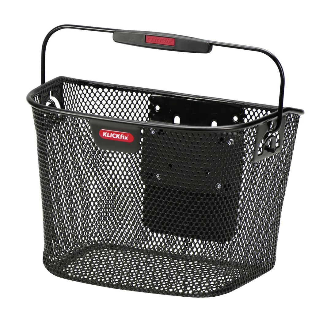 KlickFix Mini Vorderradkorb Schwarz, Schwarz