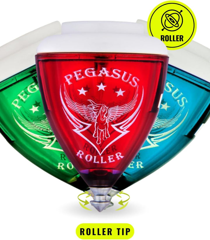 trompos space Pegasus Roller grün + Geschenkseil