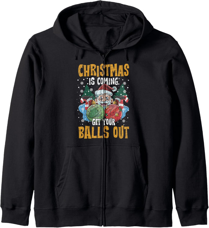 Komischer hässlicher Weihnachtsfeiertag Kapuzenjacke