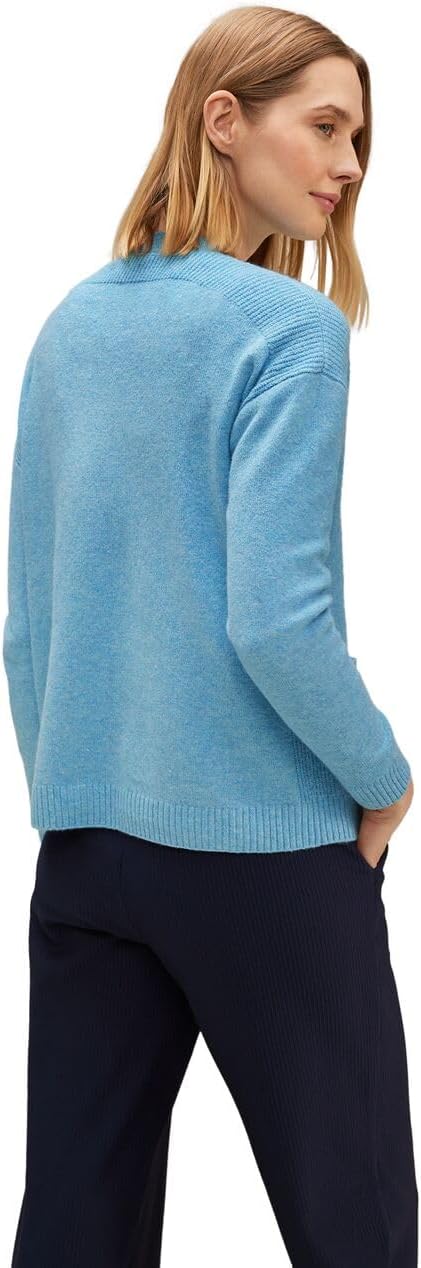 Street One Damen Strickjacke 38 Light Aquamarine Blue Mel., 38 Light Aquamarine Blue Mel.