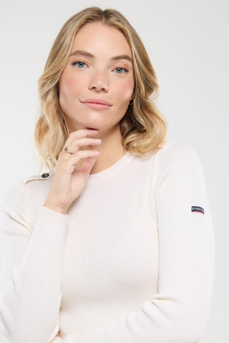 Armor Lux Damen Pull Marin Redon Femme Pullover M Milk, M Milk