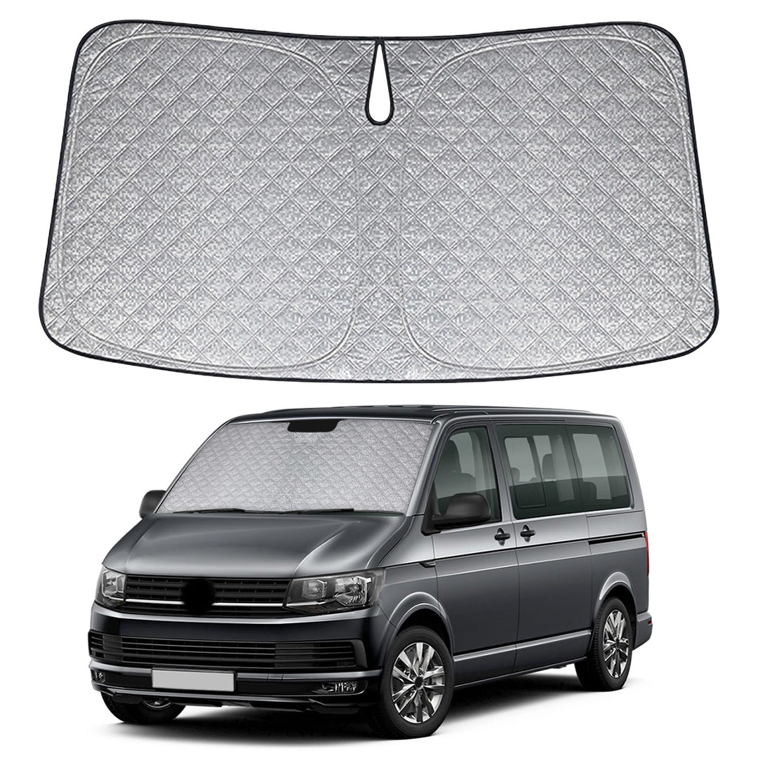 Sonnenschutz Auto Frontscheibe Ersatz für VW T5 2003-2021, Auto Windschutzscheibe Sonnenschutz Innen
