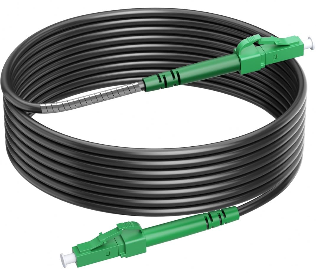 3M Gepanzerte Glasfaser-Kabel LC/APC auf LC/APC, Simplex Singlemode Gepanzerte Glasfaserkabel, 9/125