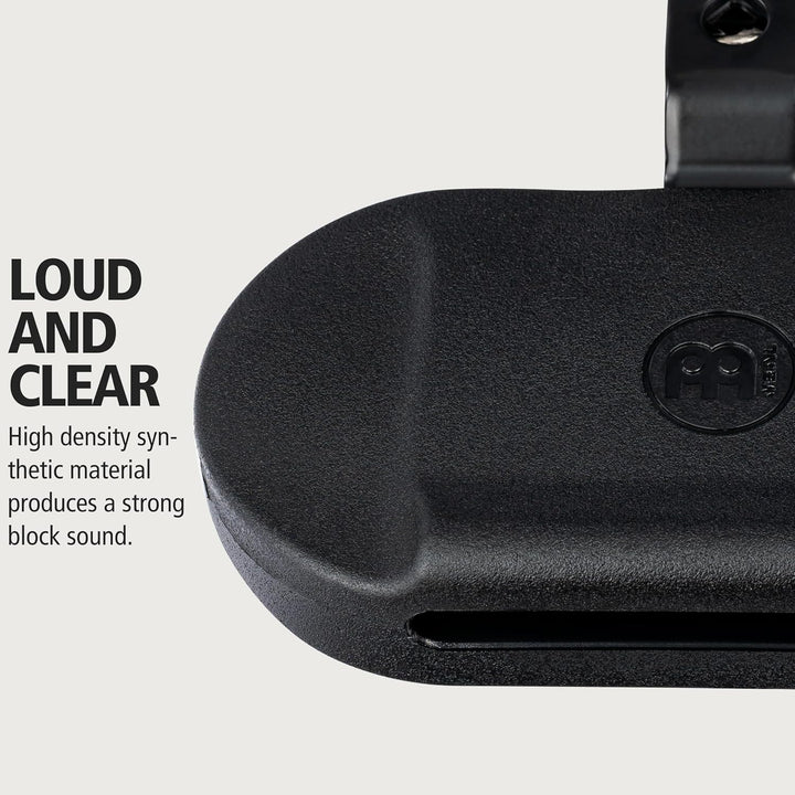 MEINL Percussion High Pitch Block - Black (MPE3BK) Höher Klang, Höher Klang