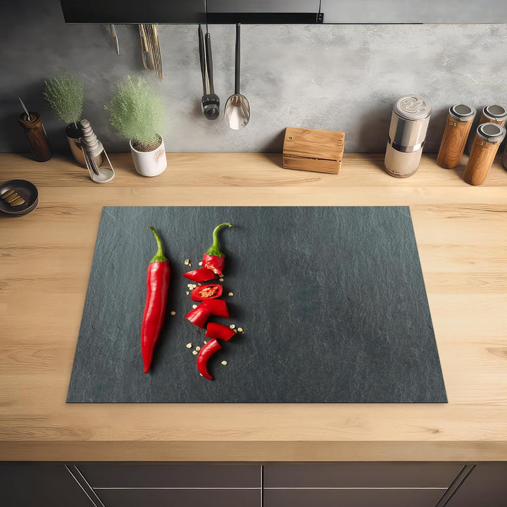 KitchenYeah© Herdabdeckplatte Einteilig Induktionsmatte Küche Abdeckung Ceranfeld Herd Abdeckplatte
