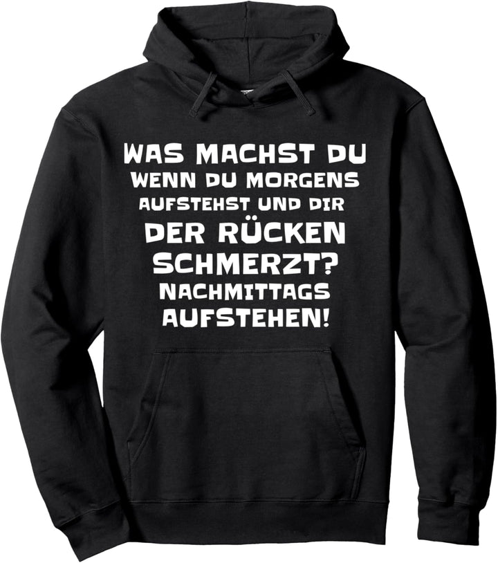 Faultier Spruch für Langschläfer mit Kaffee Pullover Hoodie