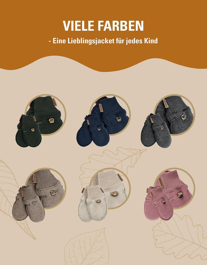 Mikk-line Wollhandschuhe Kinder | Handschuhe Kinder | Handschuhe Wolle Kinder | Wärme Kinder Handsch