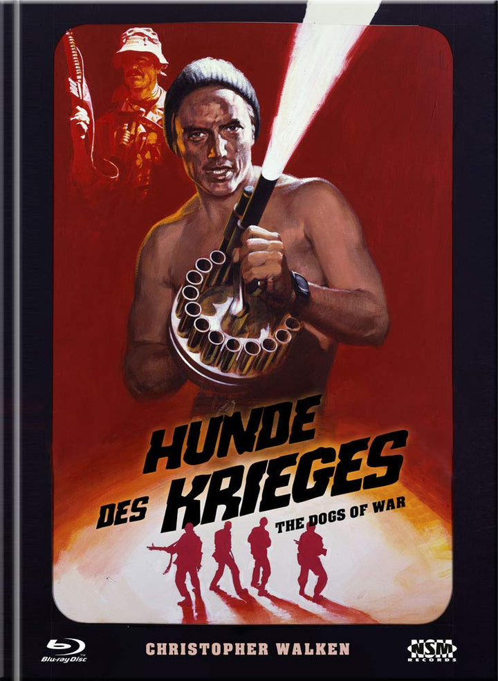Hunde des Krieges - The Dogs of War [Blu-Ray+DVD] - uncut - limitiertes Mediabook Cover F, Blu-ray