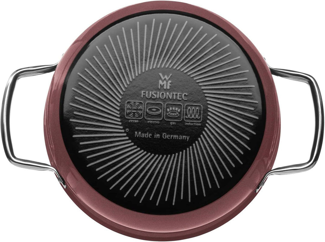 WMF Fusiontec Mineral Kochtopf klein 16 cm, Glasdeckel, Fleischtopf Induktion 1,3l, High-Tech Kerami
