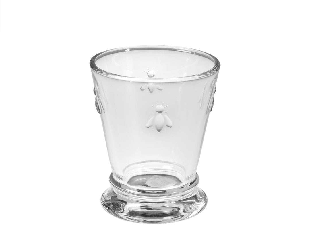 La Rochère Wasserglas Biene Klar 260 ml - 1 Glas - schöne Trinkglas Glas mit einzigartigen Look