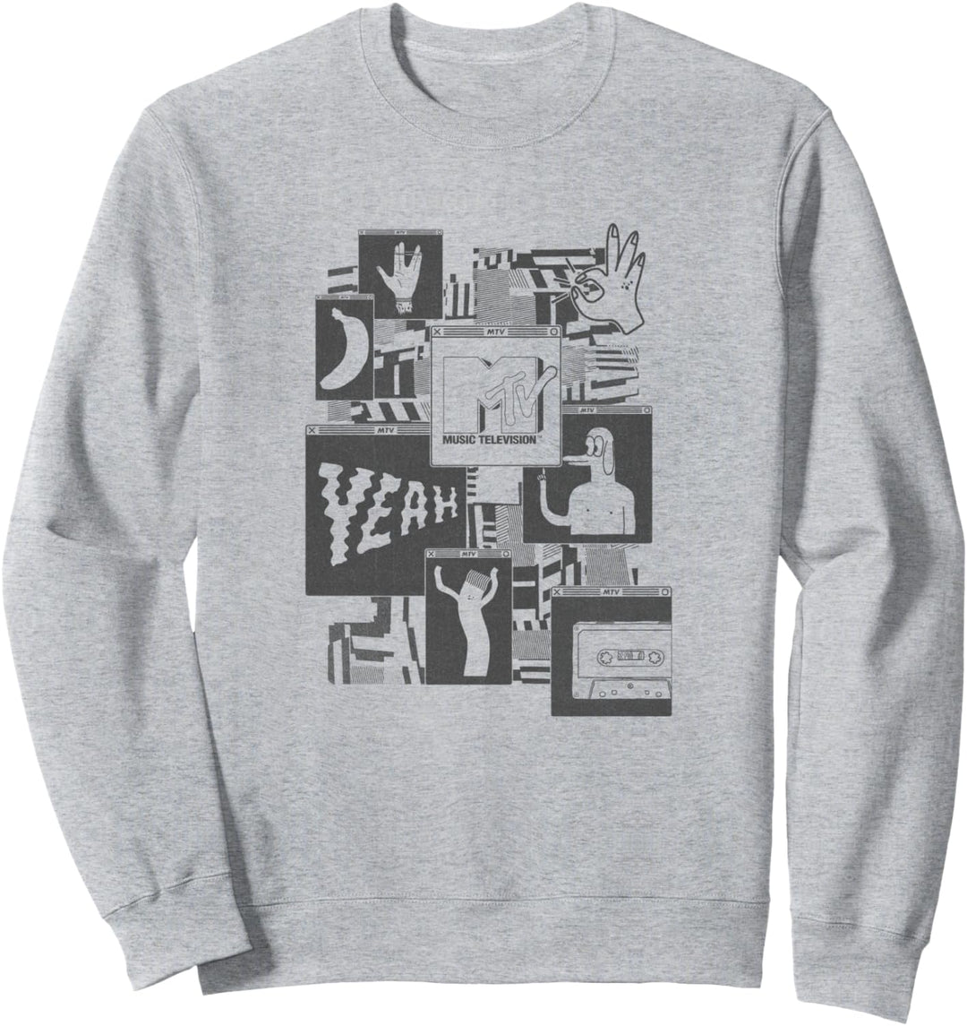 MTV Music Television Pop Ups Logo Sweatshirt