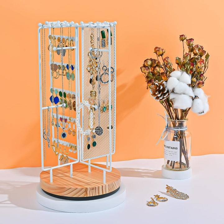 ProCase Schmuckständer Drehbarer Schmuckhalter Schmuckbaum Schmuckstander Jewelry Stand für Ohrring