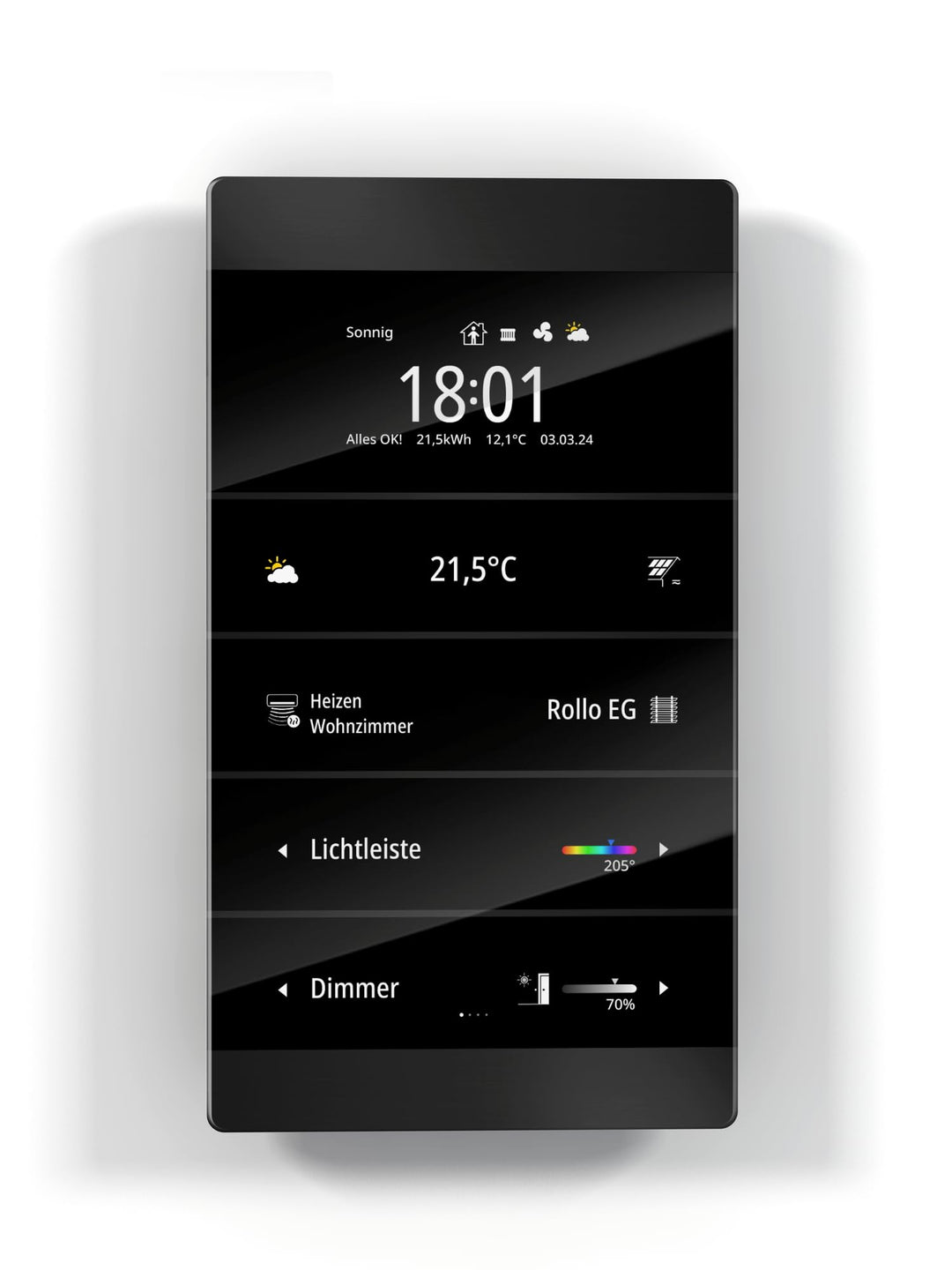 MeTa² Premium Raumkontroller (Schwarz), Schwarz