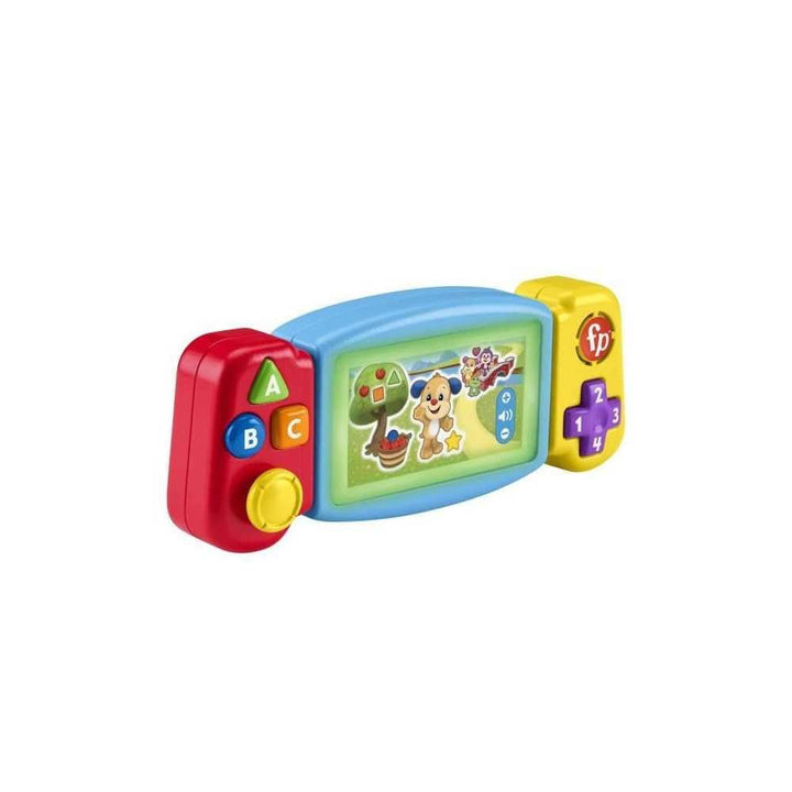 Fisher-Price Lernspass Spielkonsole - Kinderspielzeug mit Lichtern, Geräuschen und Lernliedern, Spie