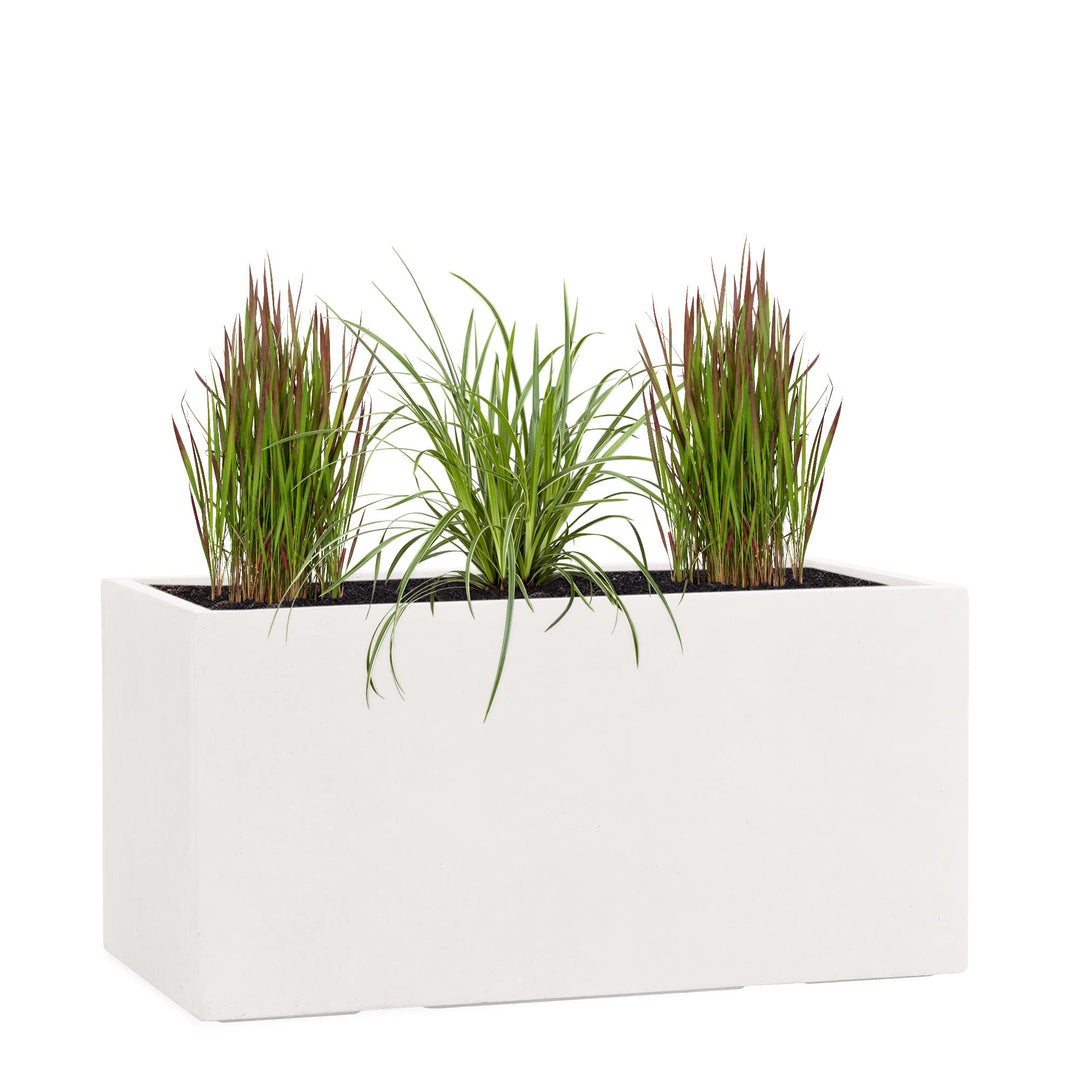Pflanzwerk® Pflanzkübel TUB Sand 40x80x40cm *Frostbeständiger Blumenkübel* *UV-Schutz* *Qualitätswar