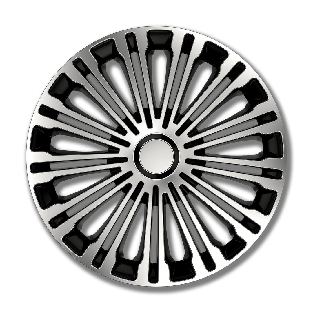 Petex Radkappen Satz 16 Zoll Volante Silber/schwarz (1350-3628)