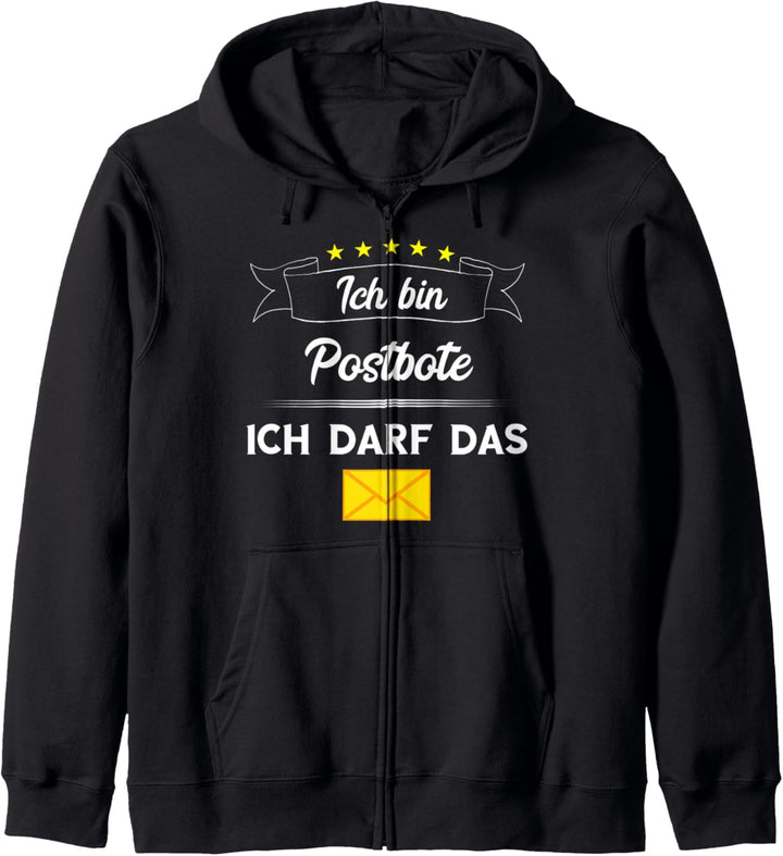 Briefträger Ich Bin Postbote Ich Darf Das Briefe Zusteller Kapuzenjacke