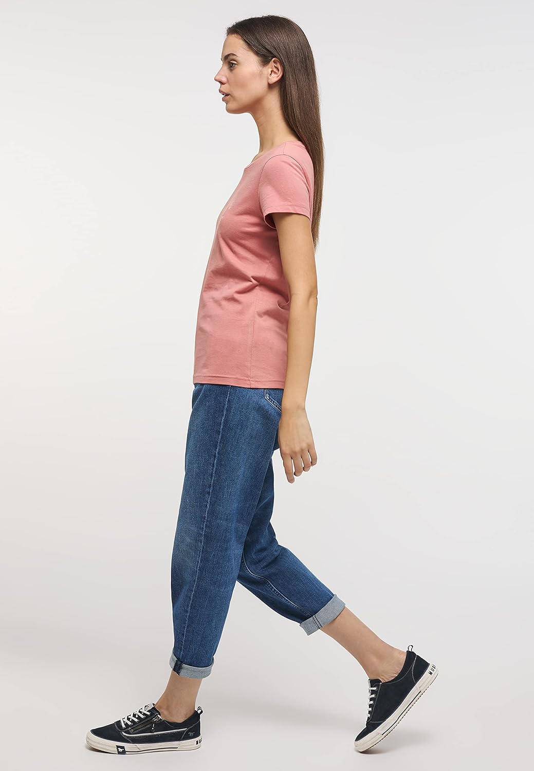 MUSTANG Damen Jeans Charlotte Tapered Fit - Blau - Blue Denim W26-W34 Stretch 33W / 34L Mittelblau 5