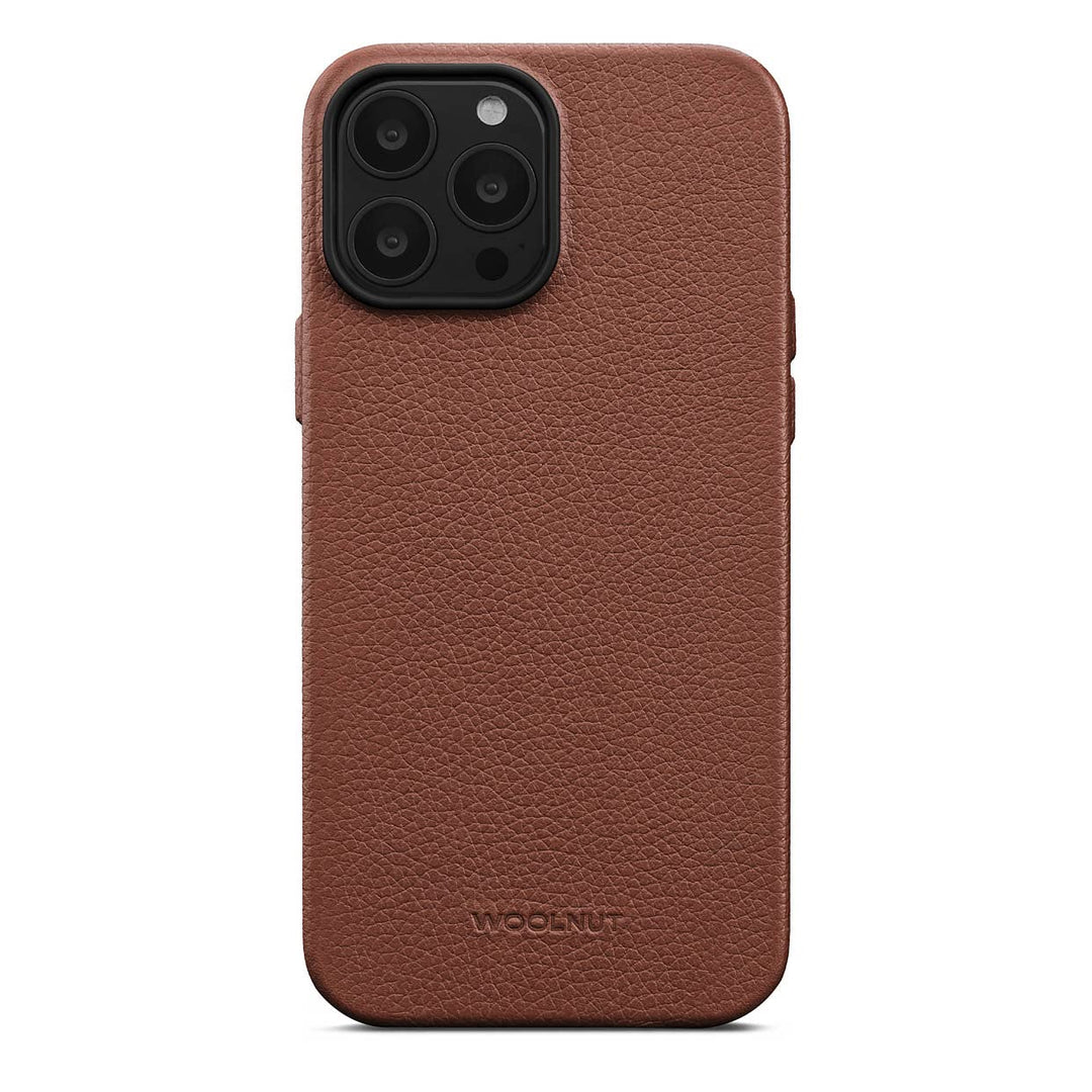 Woolnut Leder Hülle für iPhone 13 Pro Max - Braun iPhone 13 Pro Max brown, iPhone 13 Pro Max brown