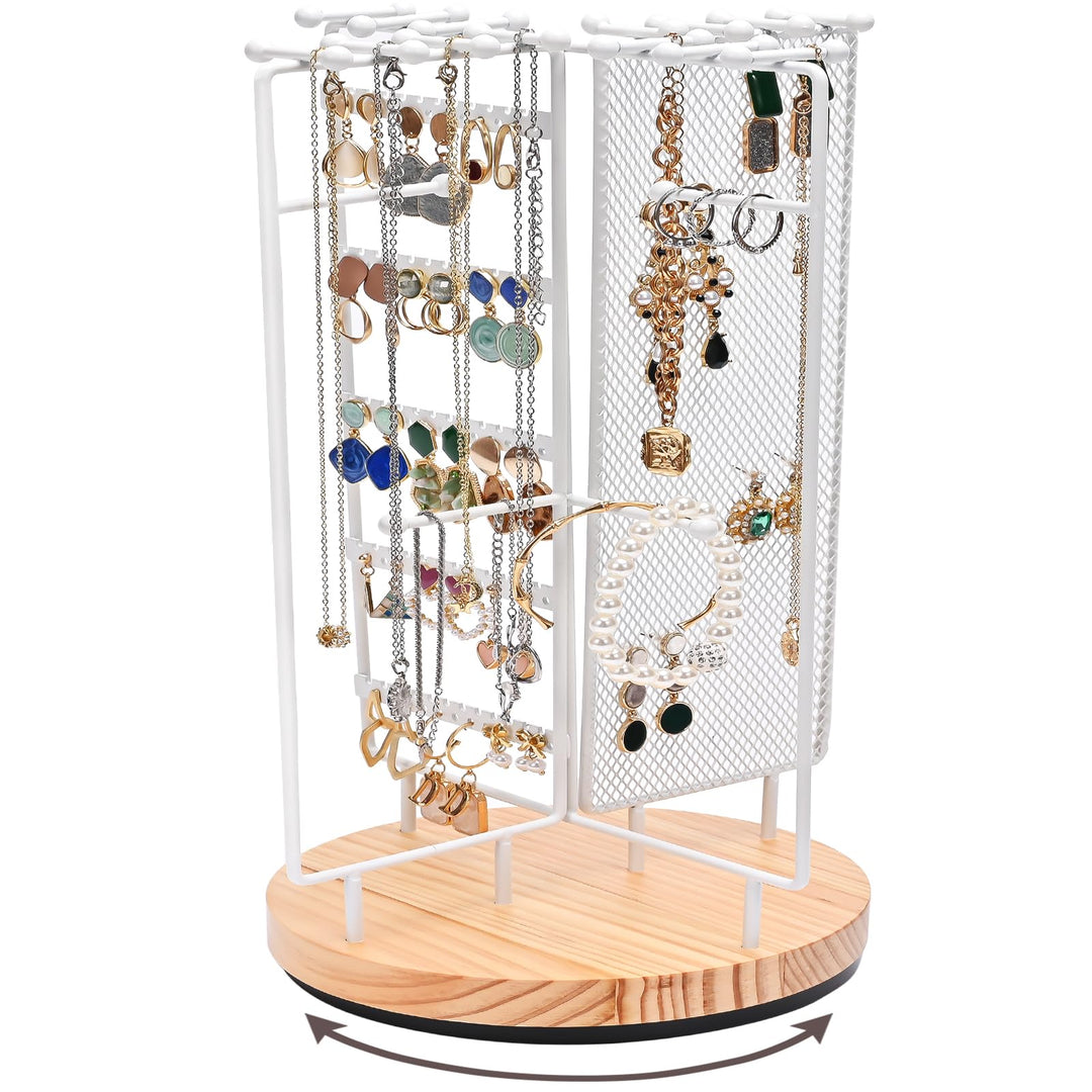 ProCase Schmuckständer Drehbarer Schmuckhalter Schmuckbaum Schmuckstander Jewelry Stand für Ohrring