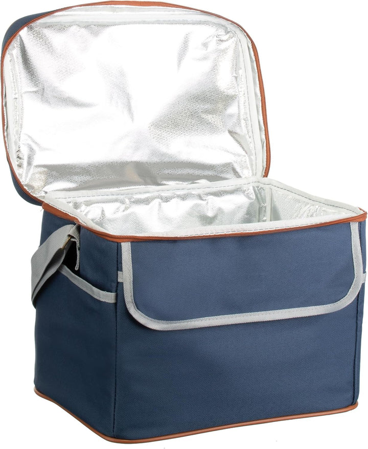 Brandsseller Kühltasche 19 Liter ca. 35 cm x 23 cm x 24 cm Faltbare Kühlbox Thermo-Shopper Strandtas