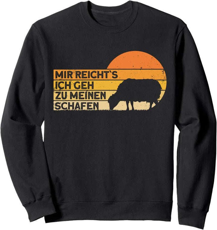 Schafmotiv Bauer Landwirt Schäfer Hirte Schaf Sweatshirt
