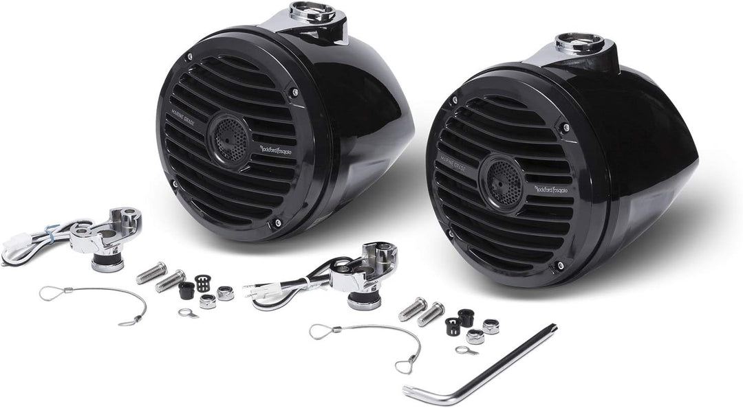 Rockford Fosgate RM1652W-MB - 16,5 cm 2-Wege-Lautsprecher mit 150 Watt (RMS: 75 Watt)