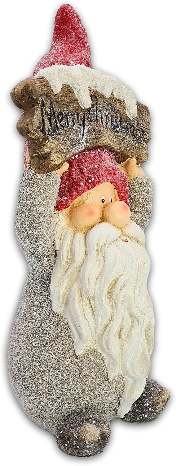 Wichtelstube-Kollektion XXL Wichtel Figur Dekofigur Garten Weihnachten MGO 51cm