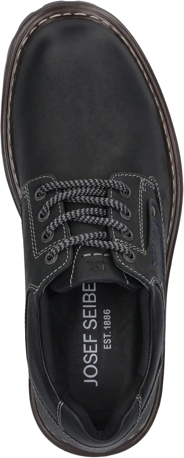 Josef Seibel Herren Bequemschuhe Chance 59,Weite G (Normal),Wechselfussbett,wasserdicht, Schwarz