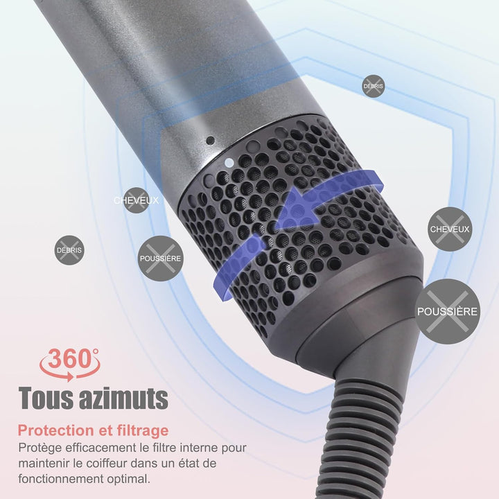 Filterdeckel und Reinigungsbürste für Dyson HS01 HS05 Airwrap Ersatzfilter Zubehör Externer Filter M
