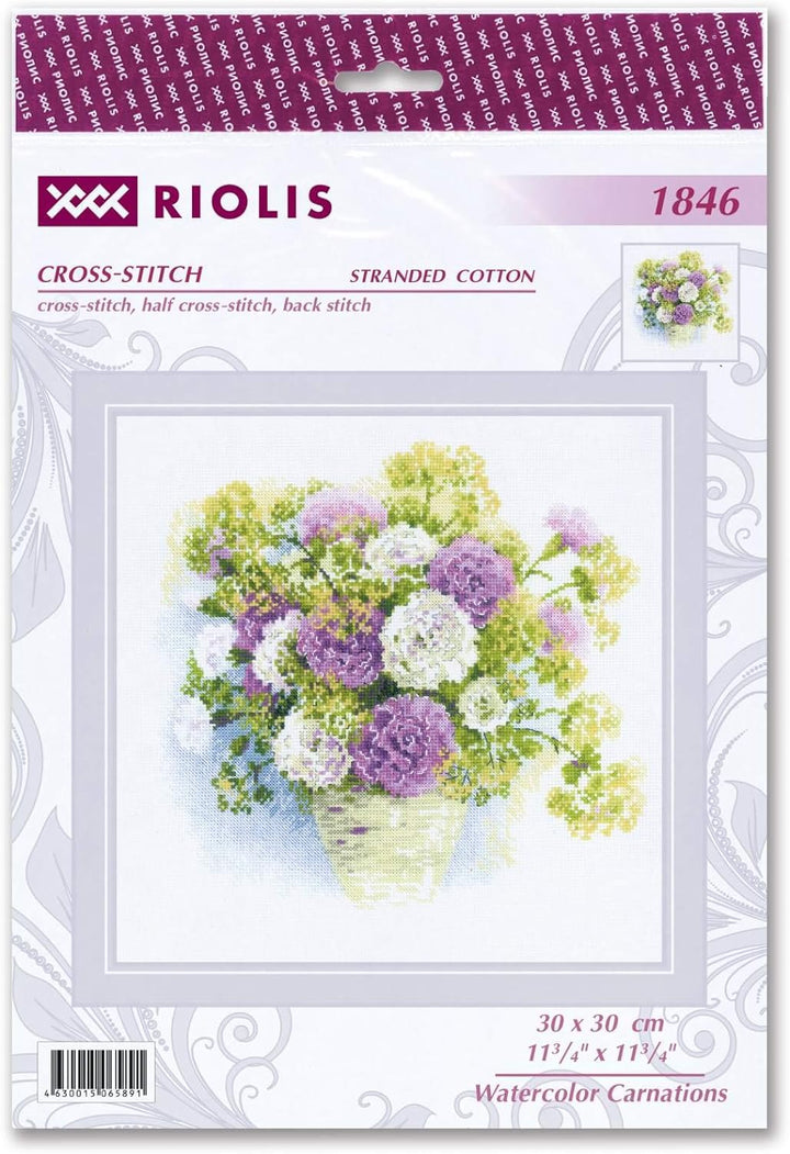 Riolis 1846 Kreuzstich-Set, Mehrfarbig, 30x30 cm
