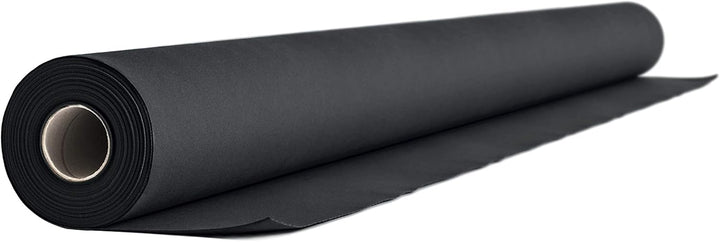 AROBA 1x Airlaid Tischdeckenrolle (Schwarz, 1,2 m x 24 m) - Stoffähnliche Tischdecke - Hochwertige T