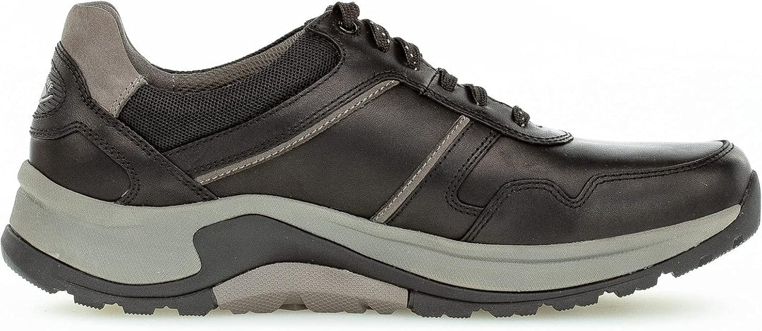 Pius Gabor Herren Sneaker Low, Männer Halbschuhe,Wechselfussbett 42.5 EU Schwarz, 42.5 EU Schwarz