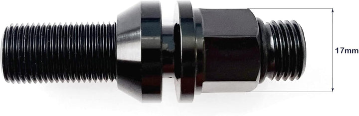 Omp Speed Schraubenset Performance mit Aluminiumschutz M12X1.5 Hex 17-19, L 28 mm, Aluminium Orange