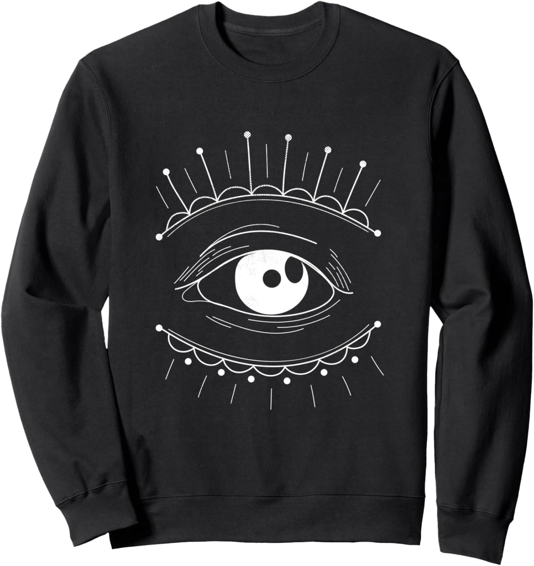 Mystic Witchy Witch Gothic Eye Okkulte Kleidung Grunge Gothic Sweatshirt