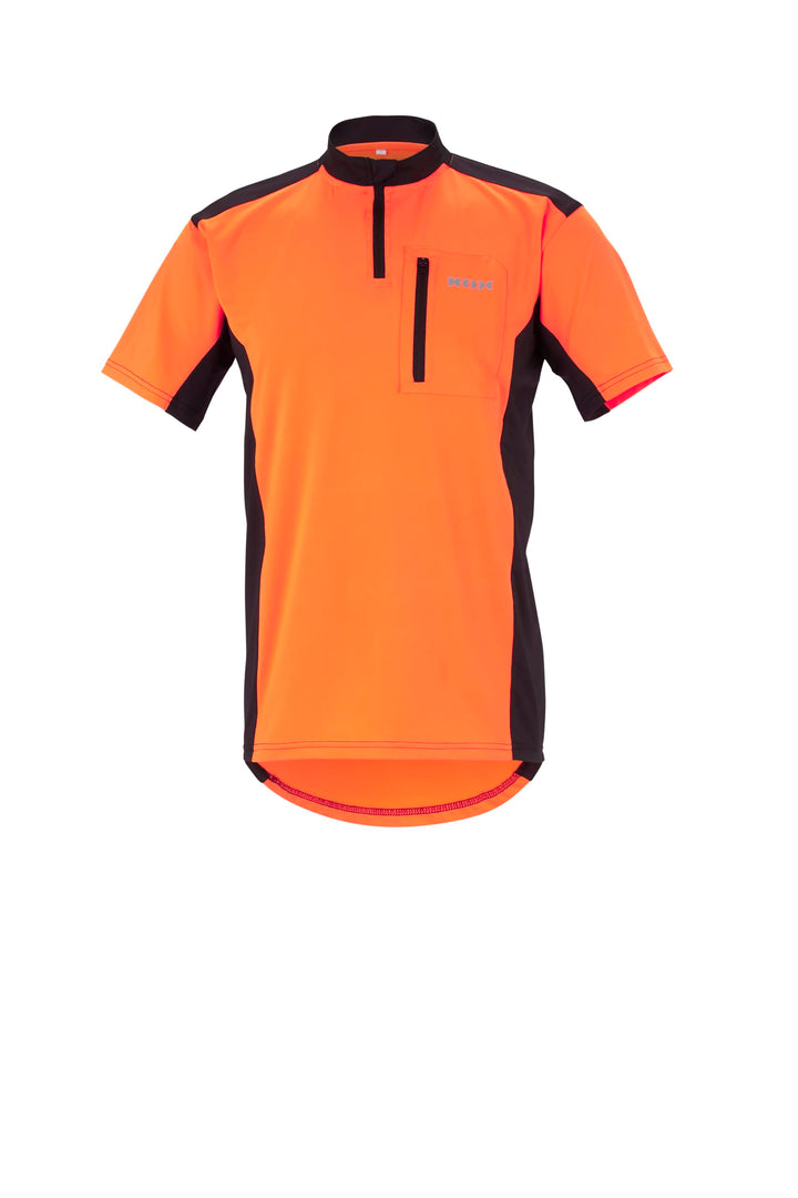 KOX Funktionsshirt Kurzarm Orange/Schwarz S Orange/Schwarz, S Orange/Schwarz