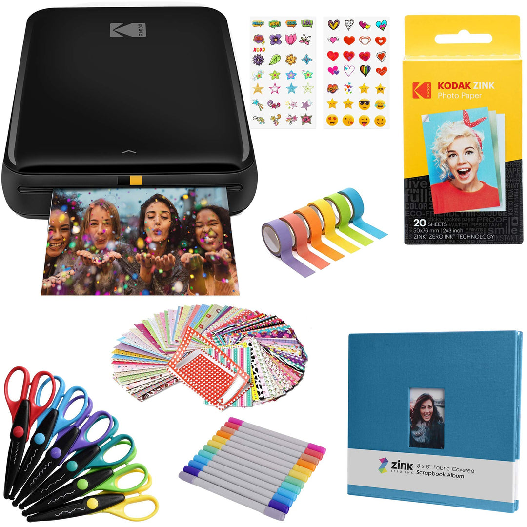 KODAK Step Instant-Fotodrucker mit Bluetooth/NFC, Zink Technologie & KODAK App für iOS & Android (Sc