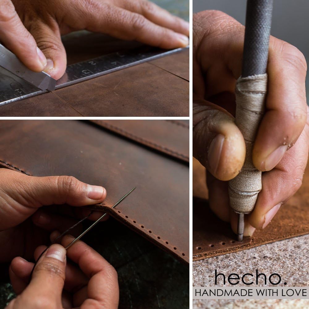 hecho. Leder Hülle für iPad Pro 12.9" (2015-2017) mit Stifthalter - Handmade & Fair - Pablo (Case, C