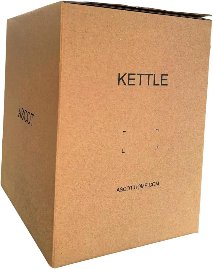 ASCOT Wasserkocher Glas, Elektrischer Wasserkocher Geschenke für Männer/Frauen/Familie 1,5L Schnellk