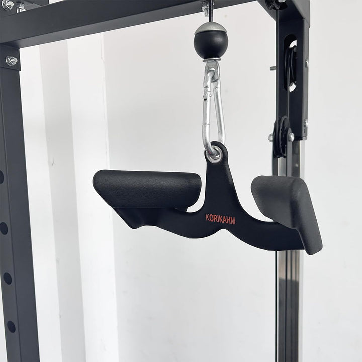 Ergonomic Design Lat Pull down Bar Grip Handle, Lat Pulldown Attachments, Strength Trainer for Athle