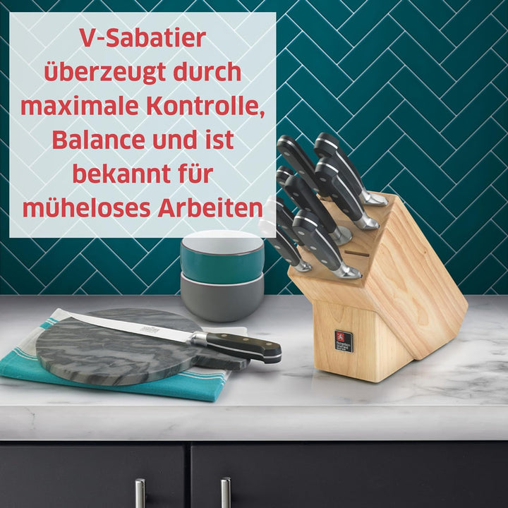 Richardson Sheffield V SABATIER Brotmesser | 22 cm lange Klinge | gehärteter Klingenstahl | Kunststo