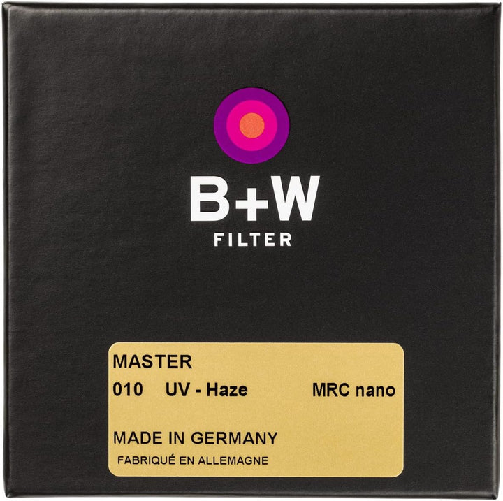 B+W UV-Filter MRC Nano Master 82mm (16x vergütet, Slim, Premium) 1101509 Black