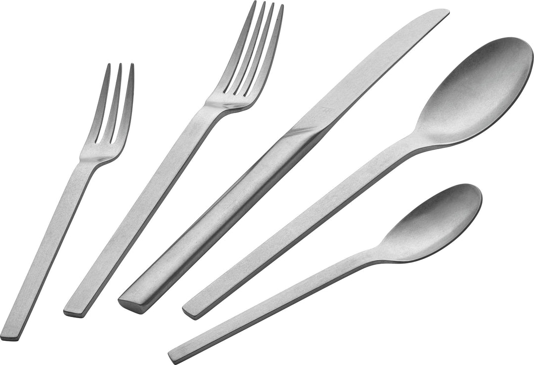 ZWILLING Minimale Vintage Besteckset 68-teilig, Für 12 Personen, Spülmaschinengeeignet, Edelstahl, G