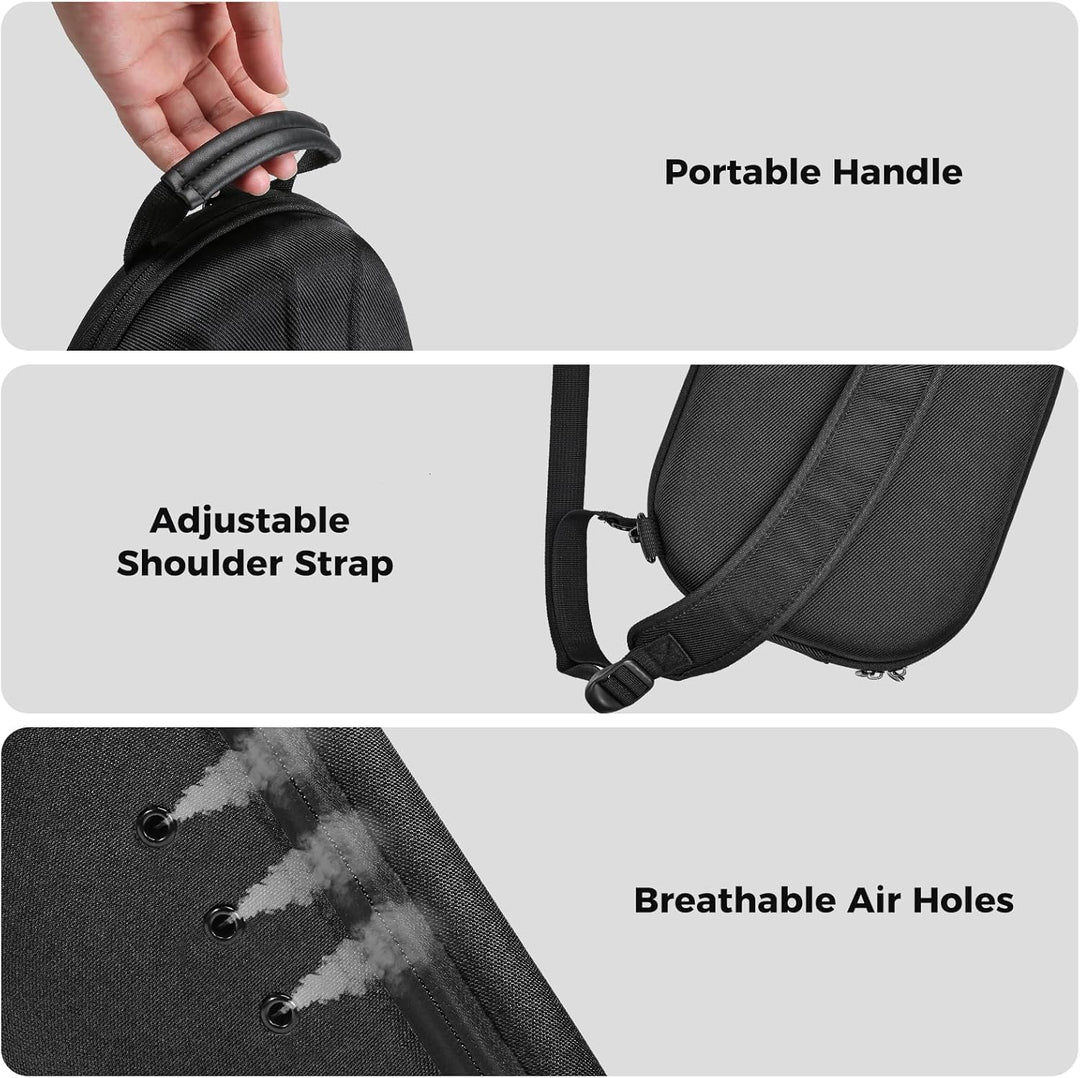 ProCase Baseball Cap Case, Hut Reise Organizer Hat Carrier Aufbewahrungstasche für 4-5 Caps, Huthalt