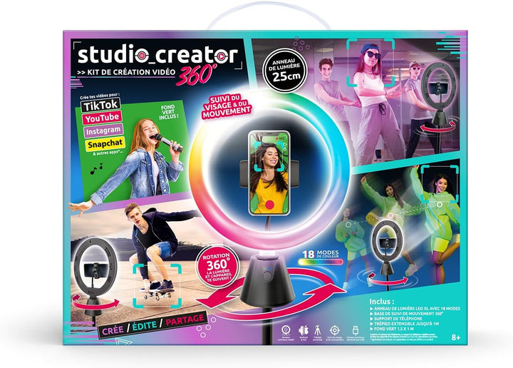 Canal Toys INF 028 LED Smart Motion Tracking Ringlicht Smartphones-TikTok, Selfies, Vlogging & Influ