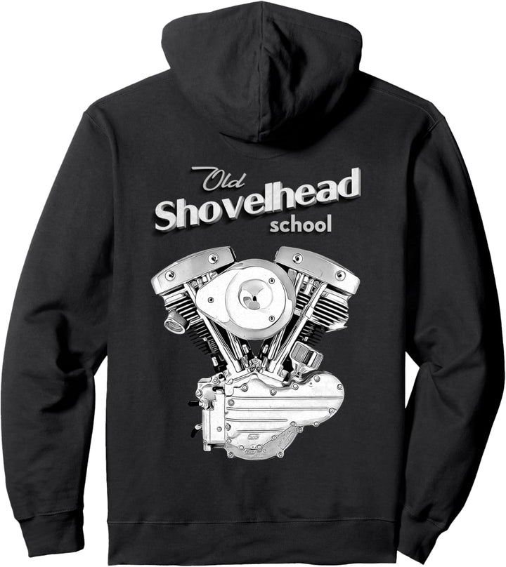 Vintage HD Shovelhead Motorrad FLH Motor Biker Pullover Hoodie
