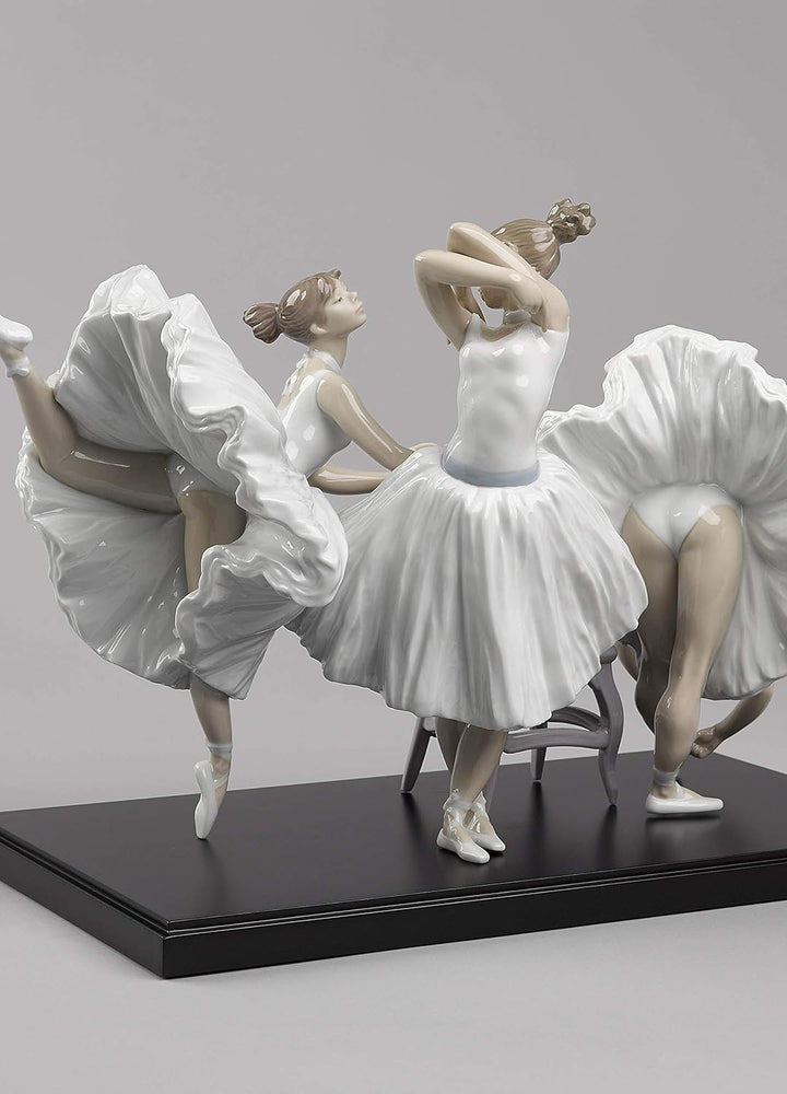 LLADRÓ Figur Ballettstunde. Limitierte Auflage. Ballerina. Porzellan.