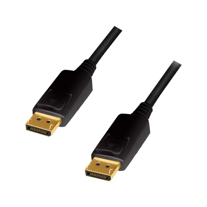 LogiLink CV0076 DisplayPort 1.2 Anschlusskabel, Ultra HD, 3D, 4K2K/60Hz Schwarz 7,5m, 7,5m